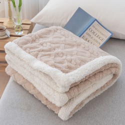 Thickened taffian jacquard blanket four seasons sofa blanket office nap blanket leisure blanket air conditioning blanket cover blanket wholesale