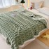 Single bamboo fleece blanket flannel summer casual sofa blanket office nap air conditioning blanket cross border