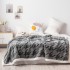 Spot wholesale jacquard thousand-bird lamb blanket flannel sofa blanket thickened air conditioning blanket nap cover blanket