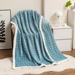 Amazon for summer bubble rabbit blanket flannel casual blanket office nap air conditioning blanket