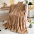 Cross border direct supply bubble rabbit velvet blanket coral velvet leisure air conditioning blanket double-sided velvet four seasons nap sofa cover blanket