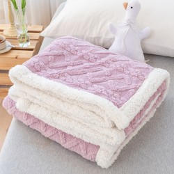 Thickened taffian jacquard blanket four seasons sofa blanket office nap blanket leisure blanket air conditioning blanket cover blanket wholesale