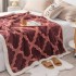 Diamond plaid flannel blanket coral velvet air conditioning blanket Lamb velvet sofa cover blanket winter thickened leisure blanket wholesale