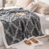 Diamond plaid flannel jacquard blanket coral velvet air conditioning blanket Lamb velvet sofa cover blanket thickened leisure blanket wholesale