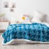 Spot wholesale jacquard thousand-bird lamb blanket flannel sofa blanket thickened air conditioning blanket nap cover blanket