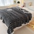 Single bamboo fleece blanket flannel summer casual sofa blanket office nap air conditioning blanket cross border