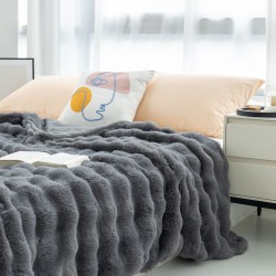 Tuscan bubble rabbit blanket double sofa blanket four seasons air conditioning blanket office nap blanket cover blanket wholesale