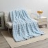 Cross-border bubble imitation rabbit blanket four seasons flannel nap leisure sofa blanket office air conditioning cover blanket