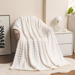 Amazon for summer bubble rabbit blanket flannel casual blanket office nap air conditioning blanket